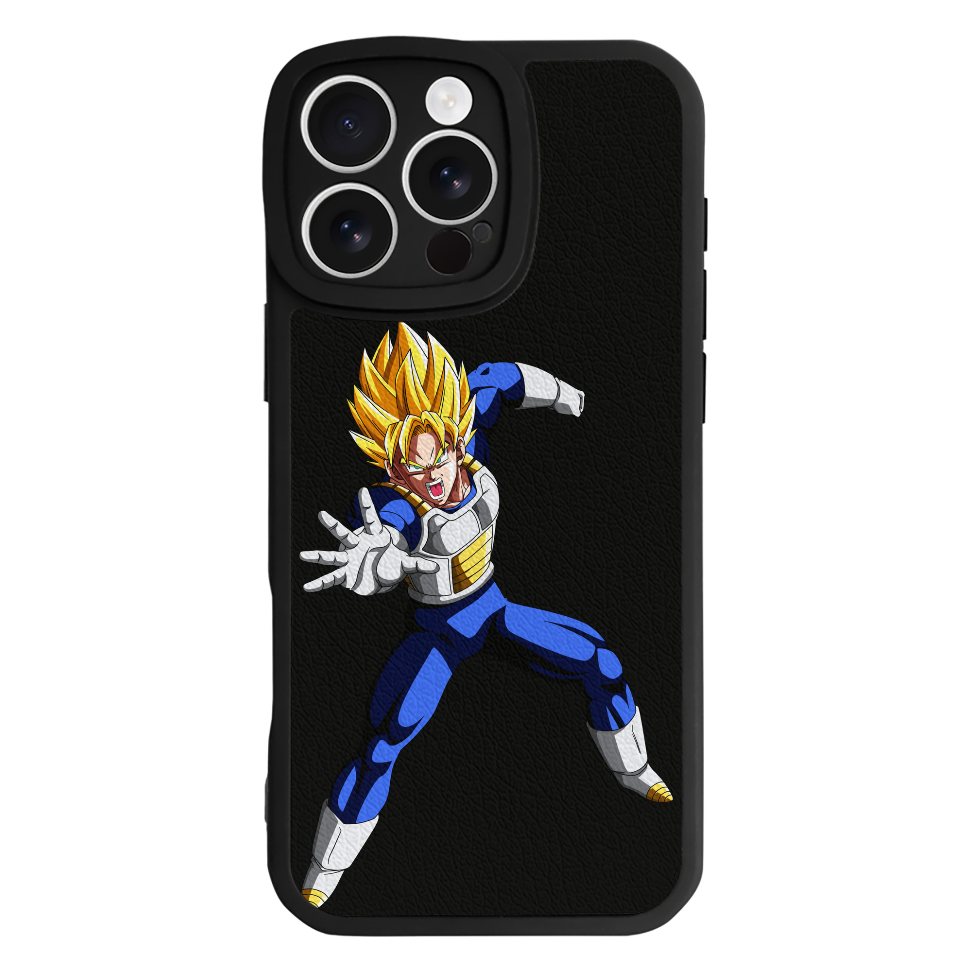 （画像用） ドラゴンボール ベジータ四世（Bejīta Yonsei）DRAGON BALL Vegeta IV 【iPhone 16シリーズ対応】シリコンスマホケース（レザー調） 材質：シリコン